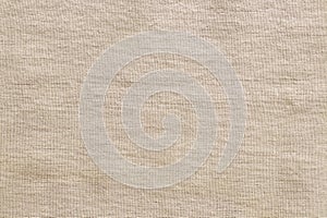 Brown cotton fabric texture background, seamless pattern of natural textile