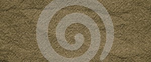 Brown cotton fabric texture background, Wrinkle surface textile, wallpaper, banner