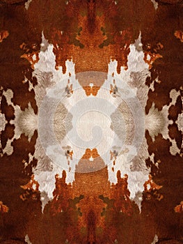 Brown Cow Hide Pattern