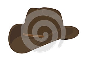 Brown cowboy hat