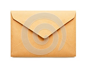 Brown craft envelope, mock-up