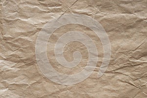 Brown creased paper background texture
