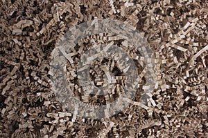 Brown Crinkle Paper. Eco Friendly Packing Material