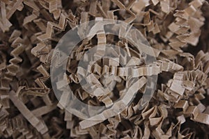 Brown Crinkle Paper. Eco Friendly Packing Material