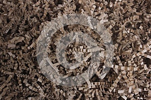 Brown Crinkle Paper. Eco Friendly Packing Material