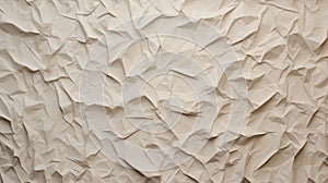 Brown Crumpled Paper Background