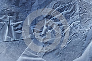 Blue crupled paper texture