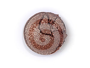 Brown crushed shiny eyeshadows