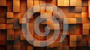 Brown Cubes Wall Background