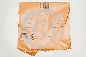 Brown Delivery Packaging Paper Texture