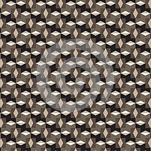 Brown diamond and brown white horizontal diamond shape pattern b
