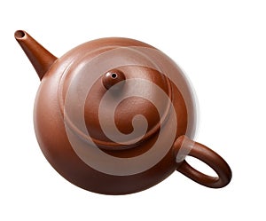 Brown Earthenware Teapot