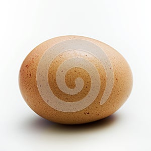 Brown egg closeup