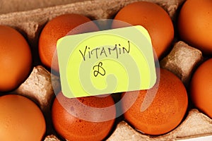 Vitamin D source egg.