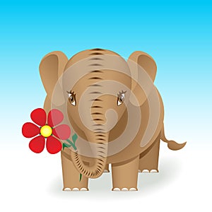 Brown elefant