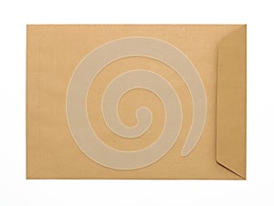 Brown Envelope document on white background