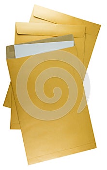 Brown Envelope document on a white background.