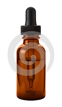 Brown Eye Dropper Bottle