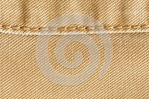 Brown fabric texture background, material of textile