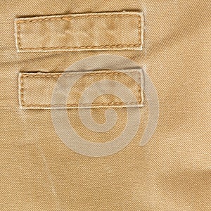 Brown fabric texture background, material of textile