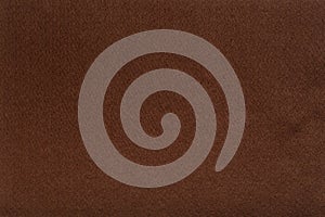 Brown felt tissue cloth, closeup texture background