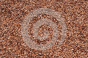 Brown flax seeds