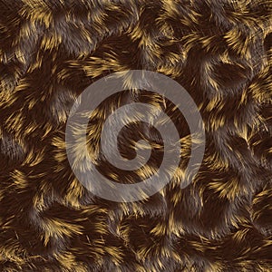 Brown fur texture to background