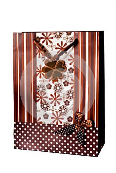 Brown gift bag