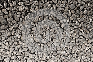 Brown gravel texture or background