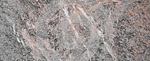 Brown gray abstract marble granite natural stone texture panorama