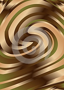 Brown and Green Twirl Background Image