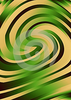 Brown and Green Twirling Background Vector Graphic