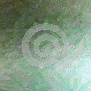Brown, grey and green Abstract Oil Painting in square shape background illustration.