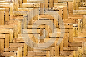 Brown handmade bamboo knitting