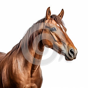 Stunning 8k Resolution Image Of A Majestic Brown Horse photo