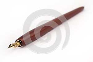 Brown ink dip pen
