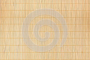 Brown japanese bamboo sushi mat background