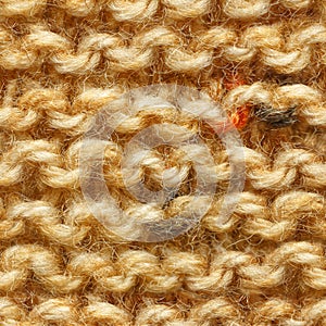 Brown knitted fabric seamless pattern for borderless fill