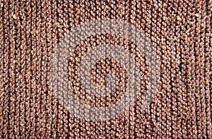 Brown knitting wool texture