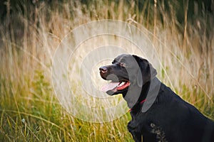 Brown labrador portrait