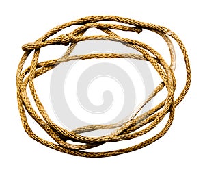 Brown lasso rope photo