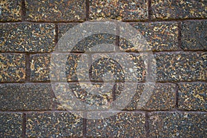 Brown laterite brick wall