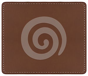Brown leather background with seams