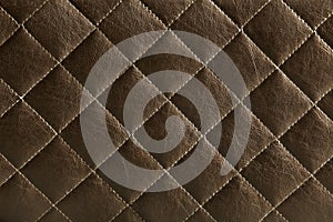 Brown leather pattern