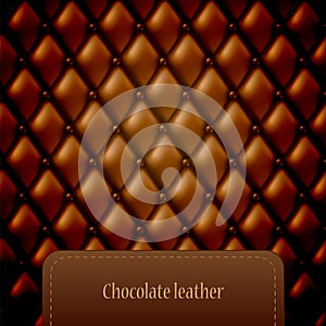 Brown leather pattern