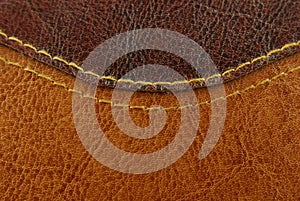 Brown leather texture