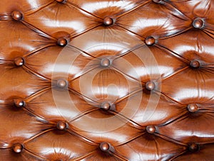 Brown leather texture background