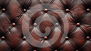 Brown leather texture with diamond pattern