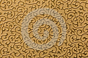 Brown leather texture print as background