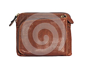 Brown leather wallet